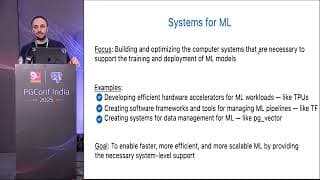 ML for systems and systems for ML