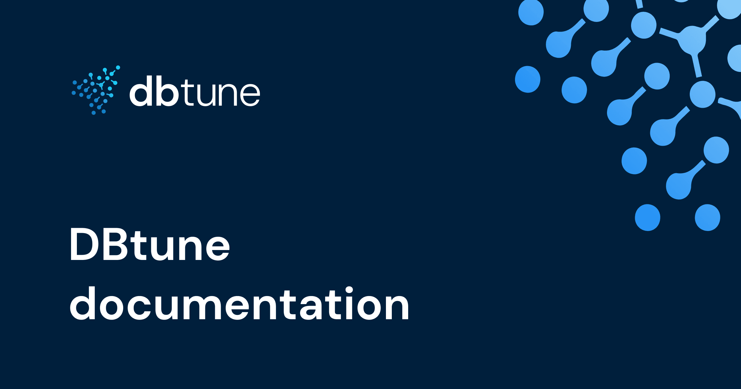 DBtune documentation