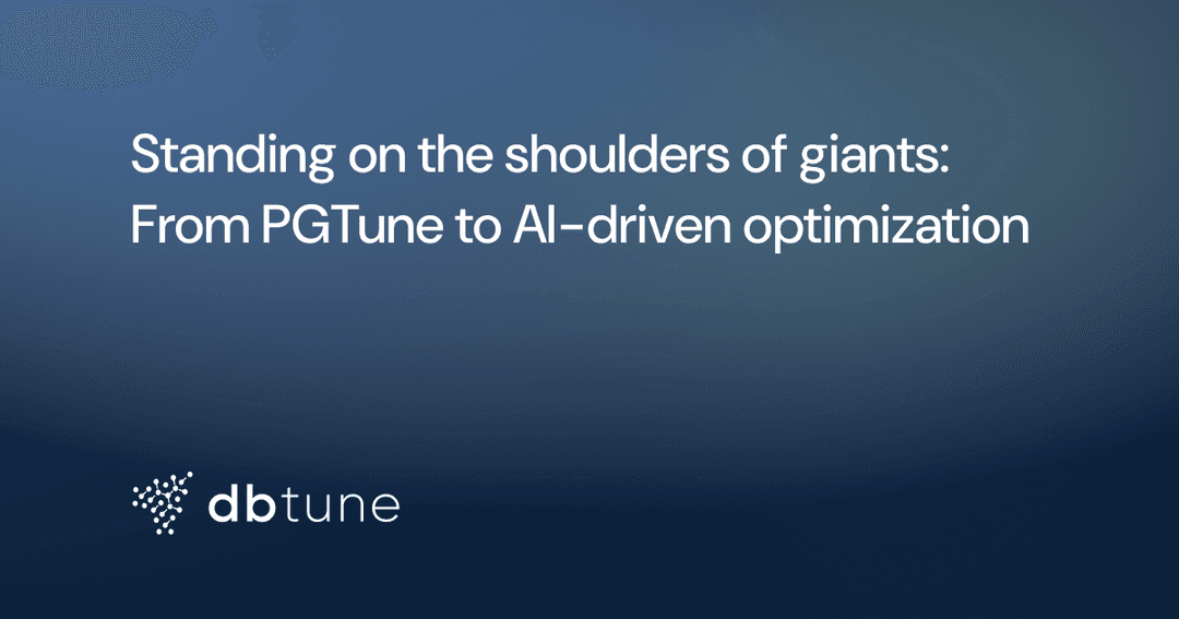 Standing on the shoulders of giants: From PGTune to AI-driven optimization